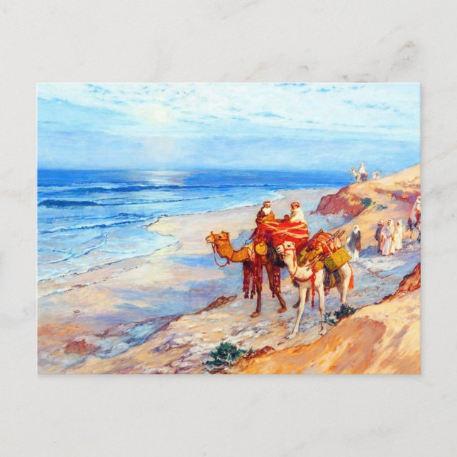 Carte Postale Sur la côte de Tanger l'Atlantique (Devant)