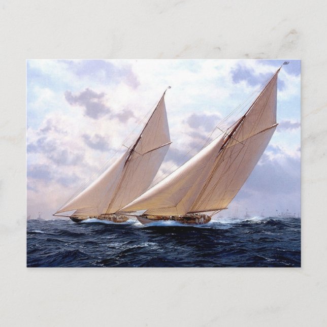 Carte Postale Sur la même piste (Devant)