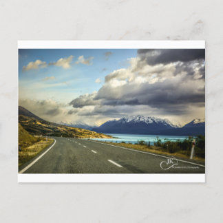 Carte Postale Sur la route vers le Mont Cook près du lac Pukaki