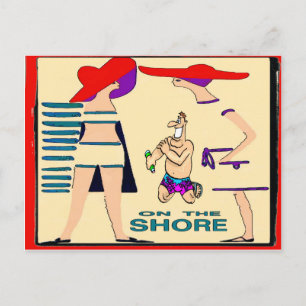 Carte Postale Sur l'Abstraite de Jersey Shore