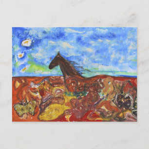 Carte Postale Sur le terrain