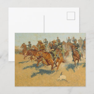 Carte Postale Sur les plaines du sud par Frederic Remington