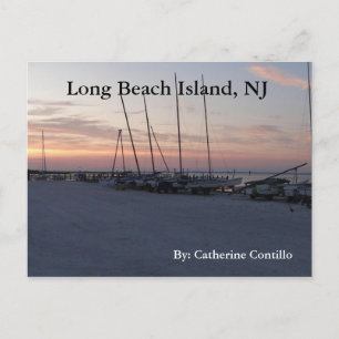 Carte Postale Sur Long Beach Island NJ près de la baie