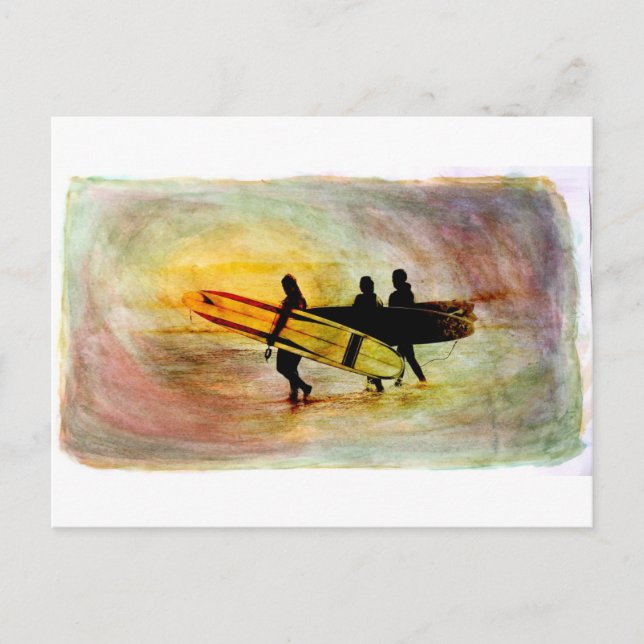 Carte Postale Surf (Devant)