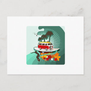 Carte Postale Surf d'été !