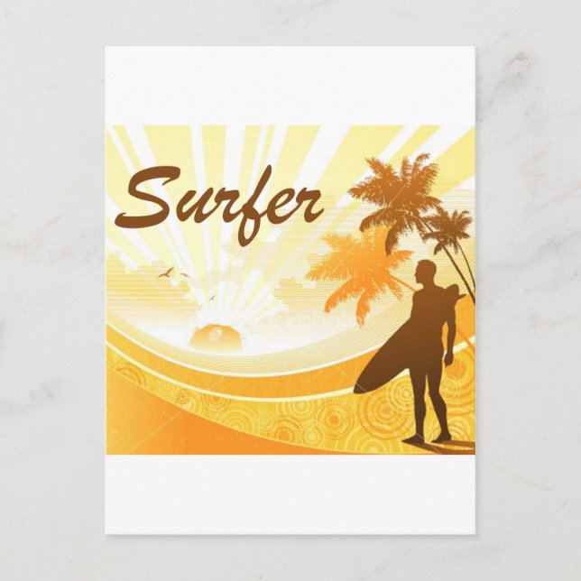 Carte Postale surf_dibujo_7 (Devant)