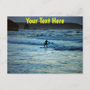 Carte Postale Surf en Cornouailles personnalisable