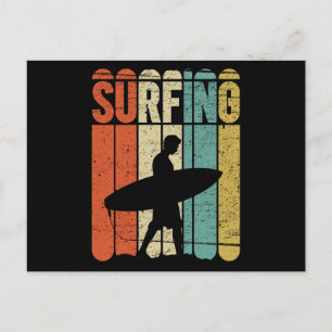 Carte Postale Surf Vintage