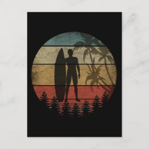 CARTE POSTALE SURF VINTAGE