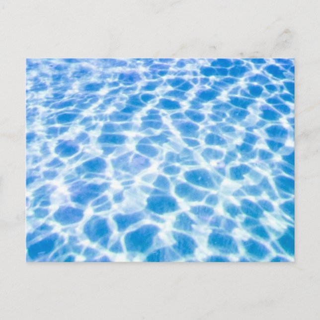 Carte Postale Surface Piscine (Devant)
