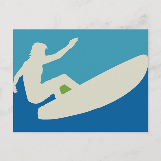 Carte postale Surfer (Devant)