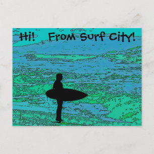 Carte postale Surfer