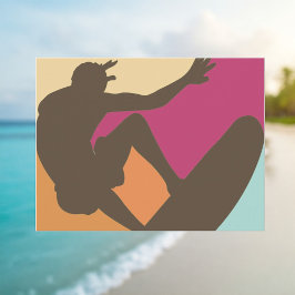 Carte postale Surfer Dude