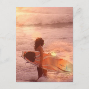 Carte postale Surfer Girl