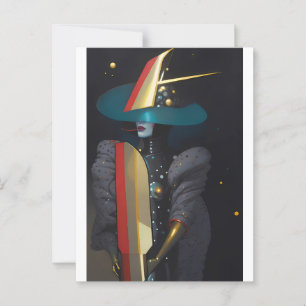 Carte Postale Surfer sur l'Astro-Witch