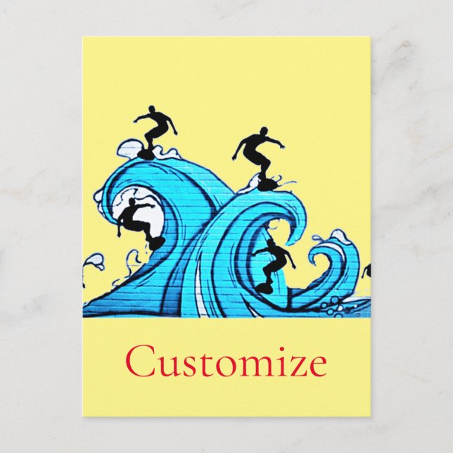 Carte Postale Surfers Partout Thunder_Cove (Devant)