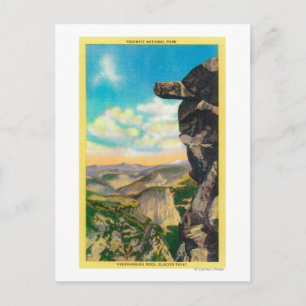 Carte Postale Surplombant le rocher à Glacier PointYosemite, CA