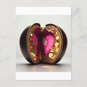 Carte Postale Surprise chocolat Valentine