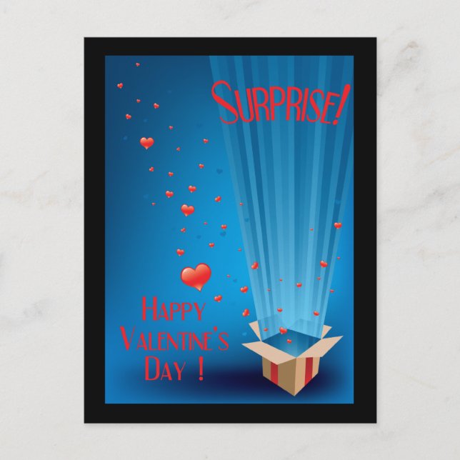Carte postale Surprise Valentine (Devant)
