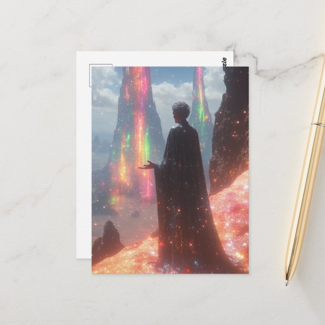 Carte Postale Surreal fantasy (Devant/Arrière en situation)