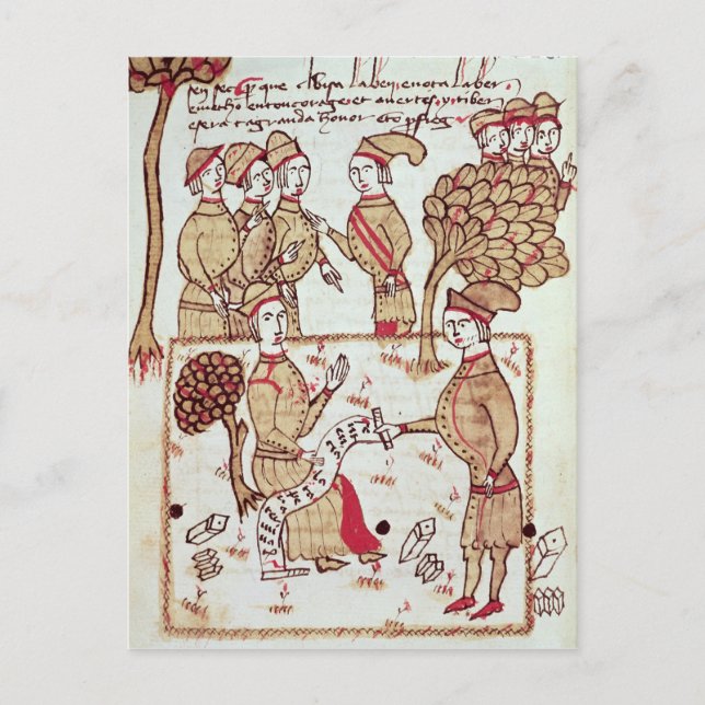 Carte Postale Surveyor avec ses travailleurs (Devant)