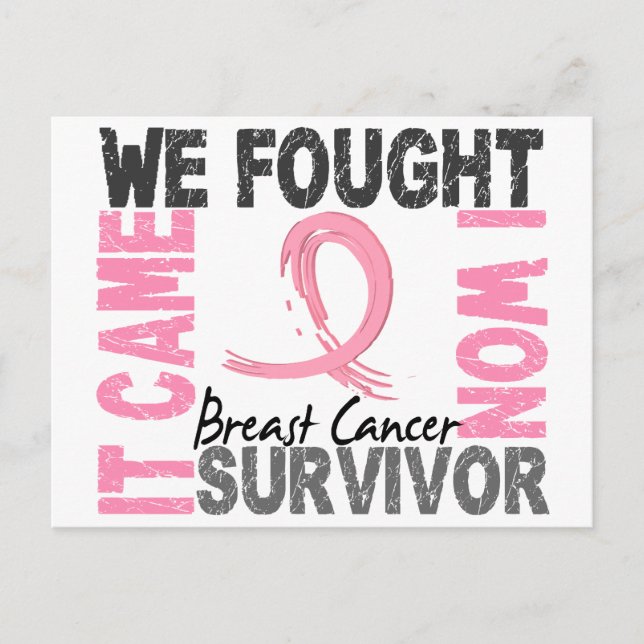 Carte Postale Survivant 5 Cancer du sein (Devant)