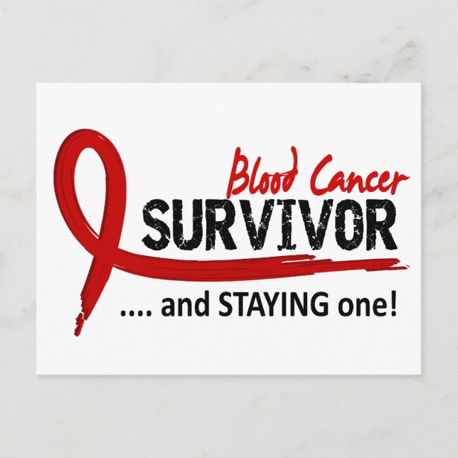 Carte Postale Survivant 8 Cancer du sang (Devant)