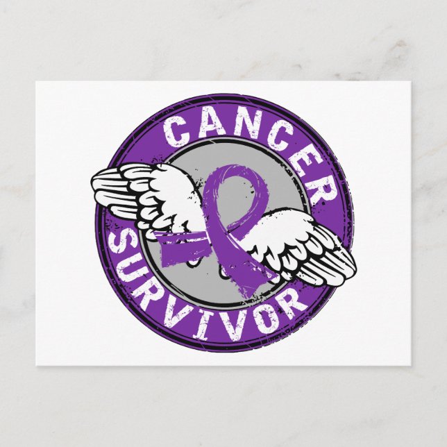 Carte Postale Survivant de 14 ans d'un cancer du pancréas (Devant)