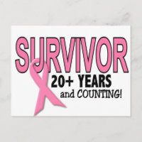 SURVIVANT DU CANCER DU SEIN 20 ans et plus & compt