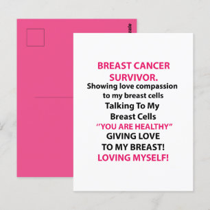 Carte Postale Survivante du cancer du sein