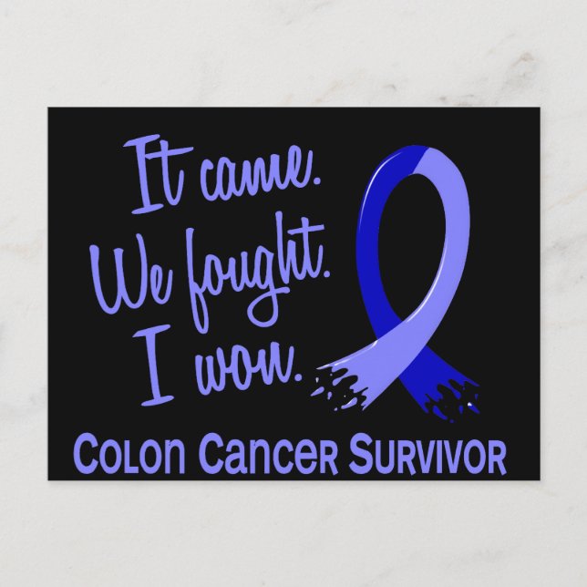 Carte Postale Survivor 11 Colon Cancer (Devant)
