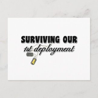 Carte Postale Survivre à notre 1er déploiement