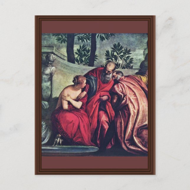 Carte Postale Susanna De Veronese Paolo (Meilleure Qualité) (Devant)