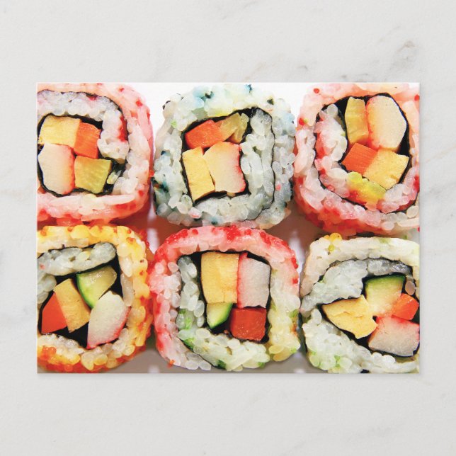 Carte Postale Sushi (Devant)