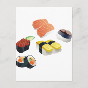 Carte Postale sushi