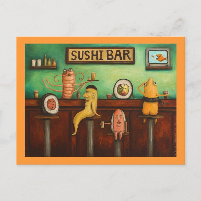 Carte Postale Sushi Bar (Devant)
