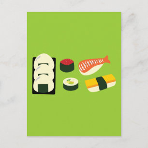 Carte Postale Sushi Fun