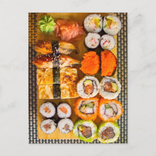 Carte postale Sushi Sampler