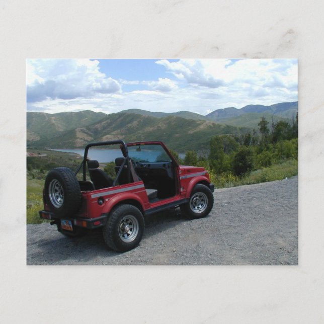 Carte Postale Suzuki Samurai 1987 (Devant)