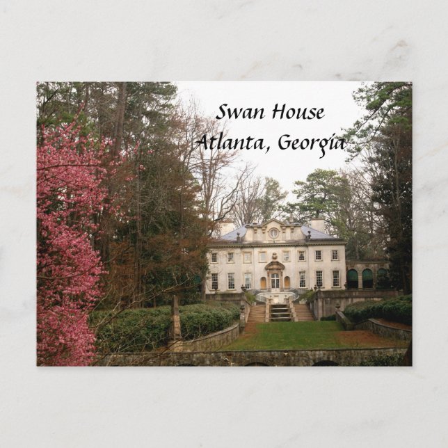 Carte Postale Swan House-Atlanta (Devant)