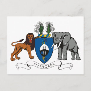 Carte postale Swaziland Armoiries