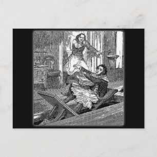 Carte Postale Sweeney Todd-Barbiers Chaise-Penny terrible