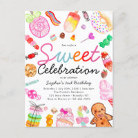 Sweet Celebration Candy Kids Candyland Anniversair