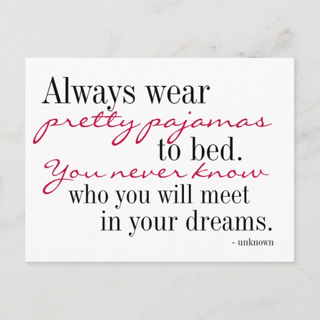 Carte postale Sweet Dreams (Devant)