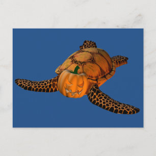 Carte Postale Sweet Halloween Tortoise