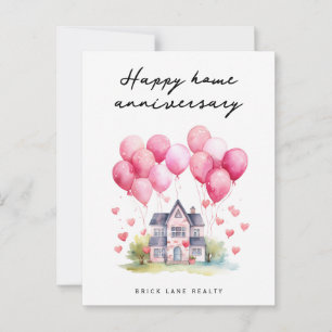 Carte postale Sweet Happy Home Anniversaire