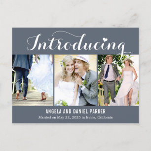 Carte Postale Sweet Introduction Mariage Elopement Faire-part