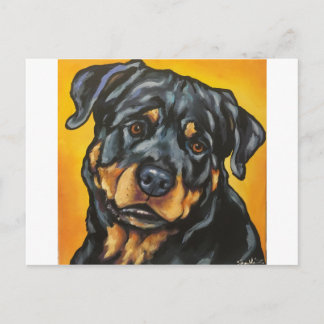 Carte Postale Sweet Rottweiler
