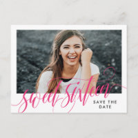 Sweet sixteen Tourbillonnant rose chaud Enregistre