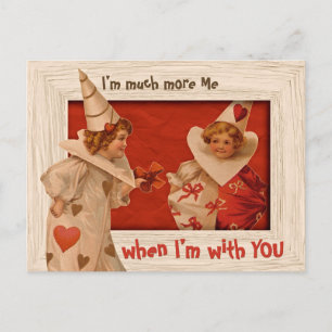 Carte postale Sweet Vintage Pierrot CC0658 Valenti